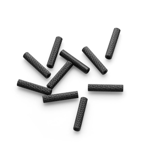 10425 2 knurled standoff aluminum alloy column diatone m3x23 black
