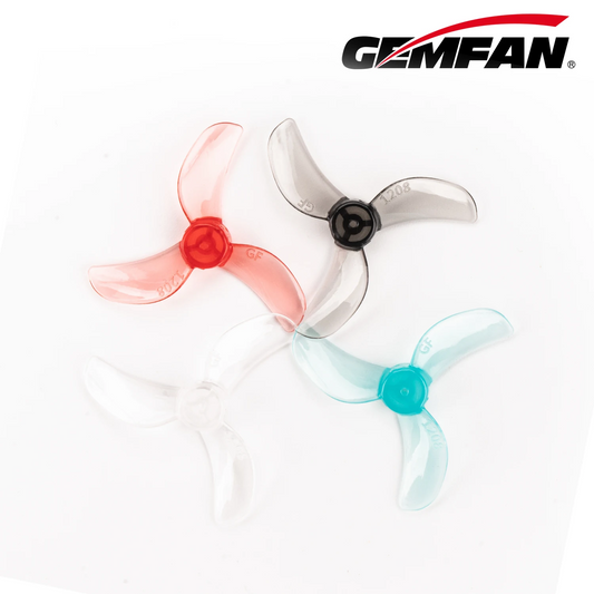 10500 1 propellers gemfan 1208 3 31mm pc durable 0 8mm clear gray 4ccw 4cw