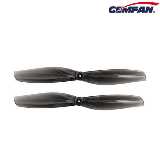 10755 2 propellers gemfan 65mms 2 pc shaft 1 5mm clear black 4ccw 4cw