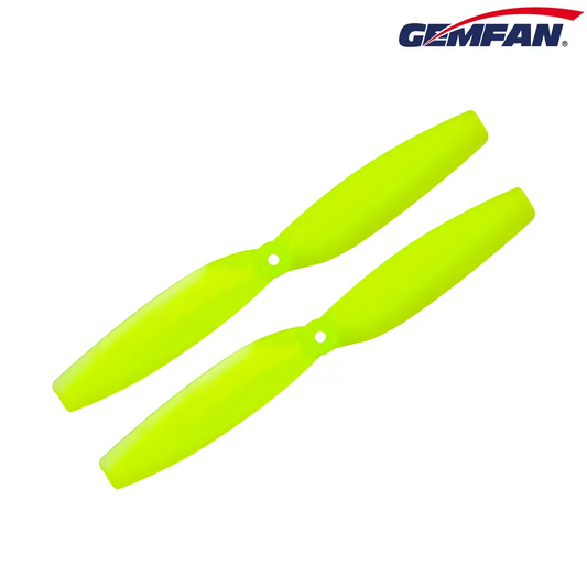 10776 1 propellers gemfan 65mm 2 pc shaft 1 5mm yellow 4ccw 4cw