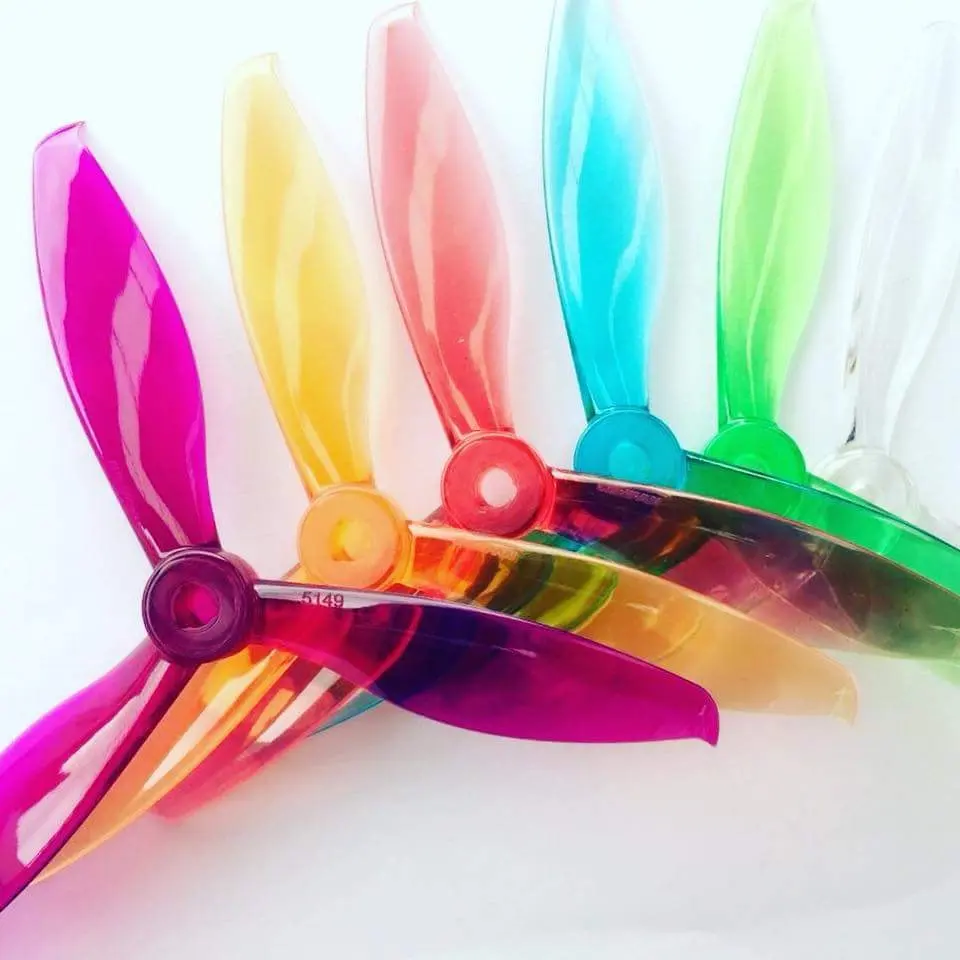 11205 3 propellers gemfan flash 5149 3 pc durable popo clear purple 2ccw 2cw
