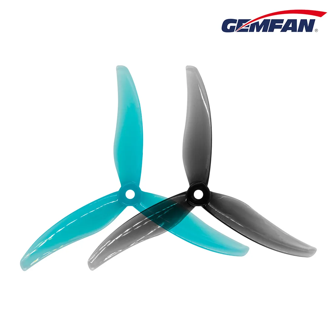 11283 3 propellers gemfan hurricane 5536 3 pc durable clear gray 2ccw 2cw