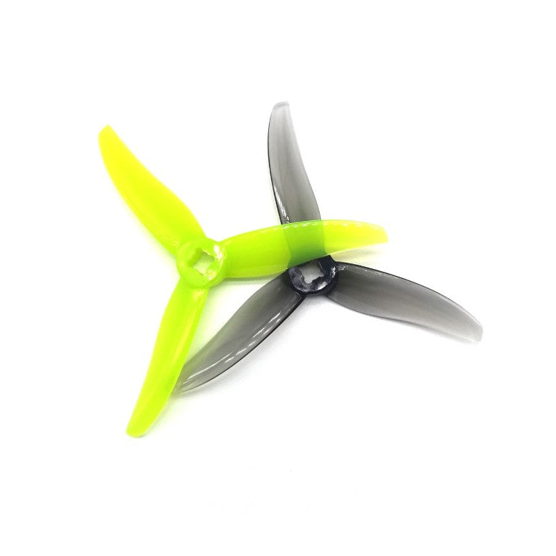 11634 1 propellers gemfan hurricane 3525 3 pc durable 1 5mm m5 adapter yellow 2ccw 2cw