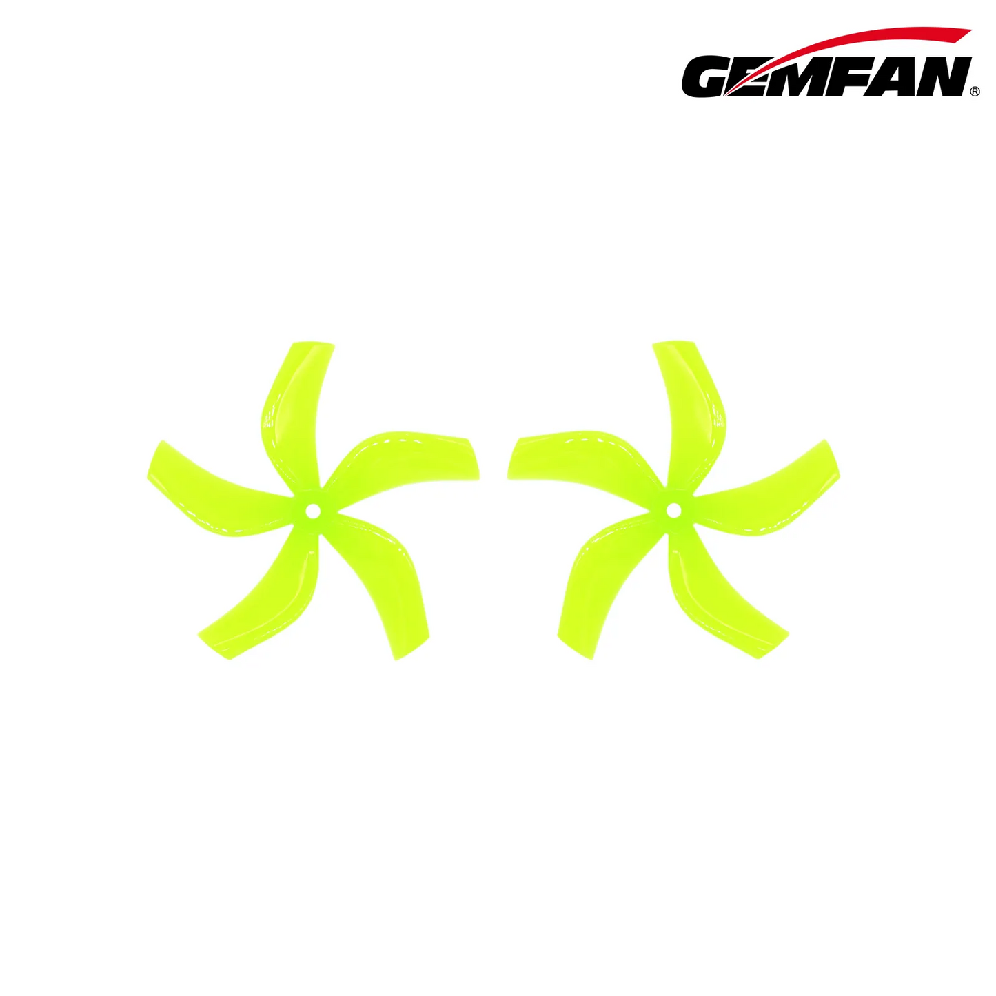 11913 6 propellers gemfan d4 5 ducted 101mm 4inch m5 lemon yellow 2ccw 2cw