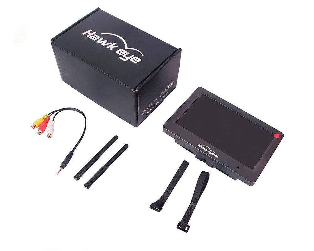 12045 5 monitor hawkeye 7 inch sharp vision 2 no dvr hdmi