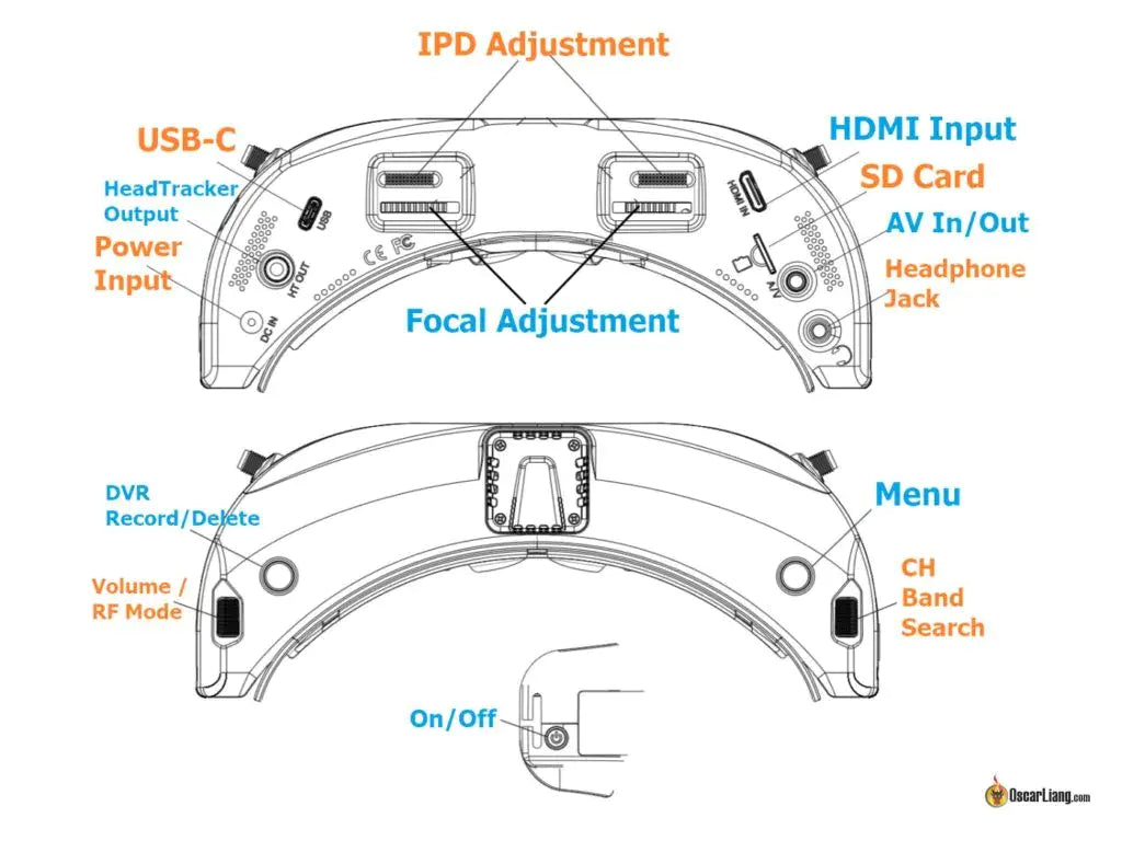 12312 3 goggles skyzone sky04x v2 silver