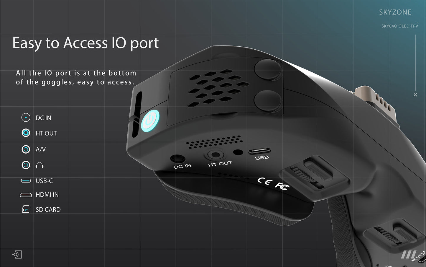 12315 2 goggles skyzone sky04o black