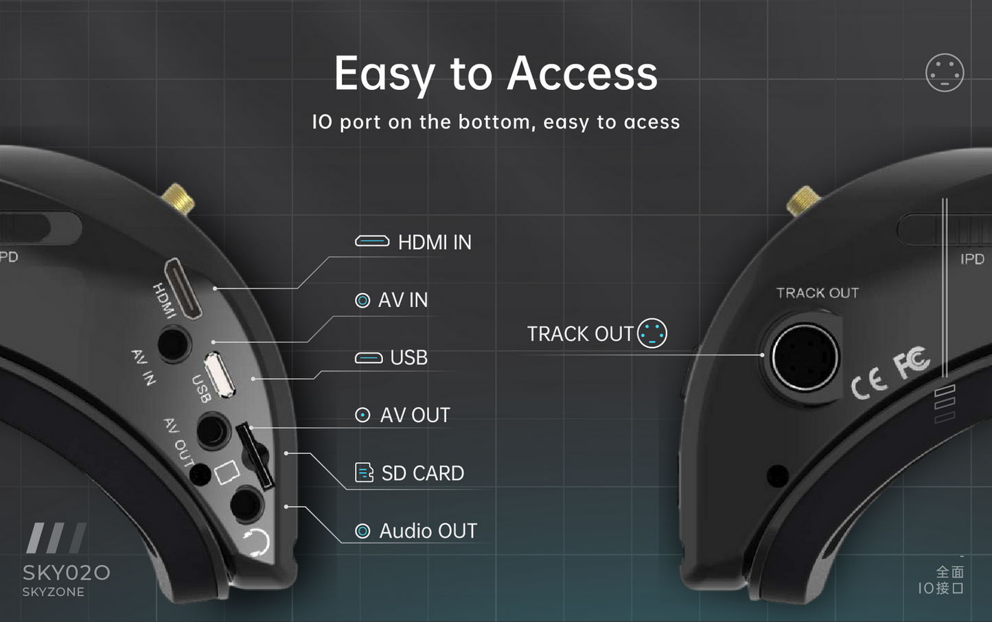 12321 4 goggles skyzone sky02o black