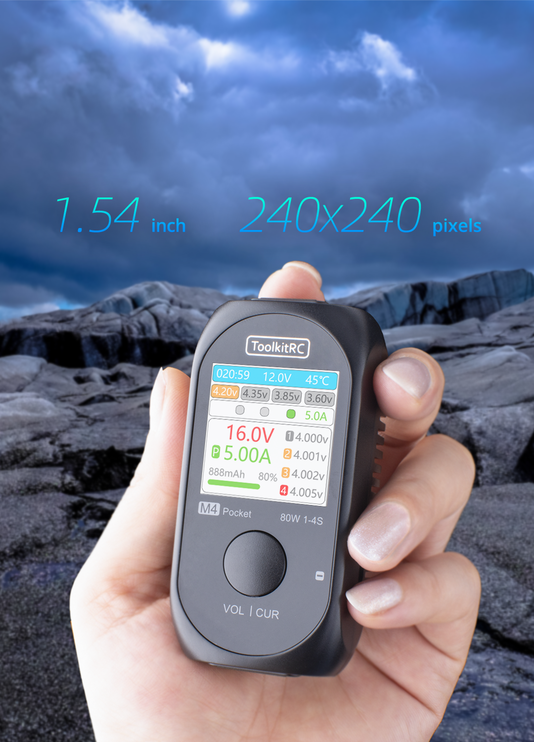 12765 charger toolkitrc m4 pocket