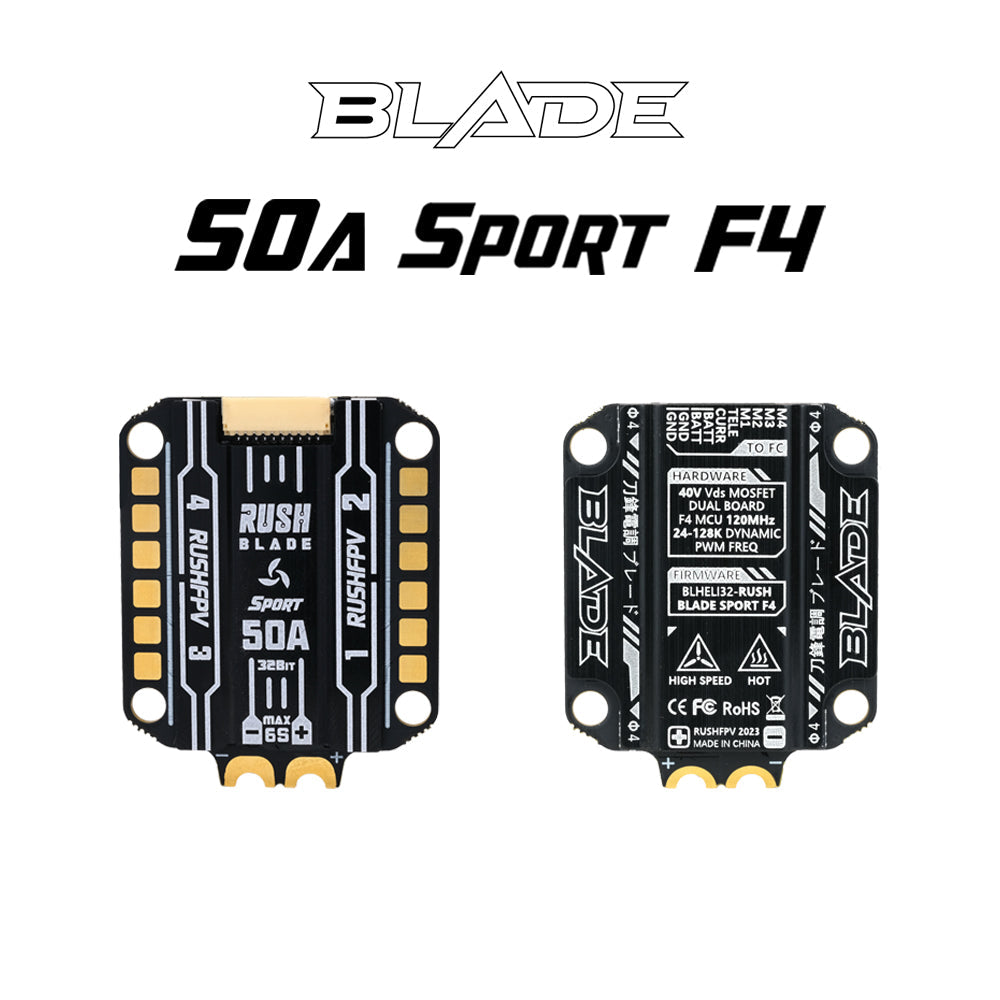 12910 stack rushfpv rush blade f722 30x30 fcv2 version 50a sport f4 3 6s esc rush tank ii vtx combo