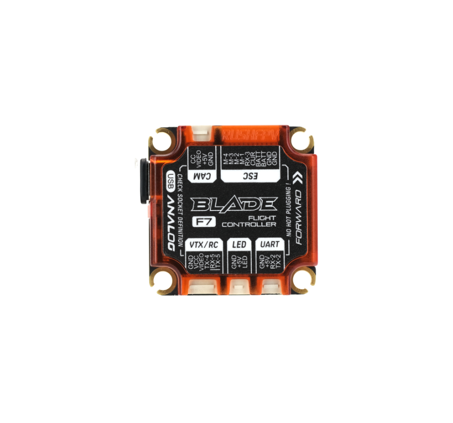 12910 stack rushfpv rush blade f722 30x30 fcv2 version 50a sport f4 3 6s esc rush tank ii vtx combo