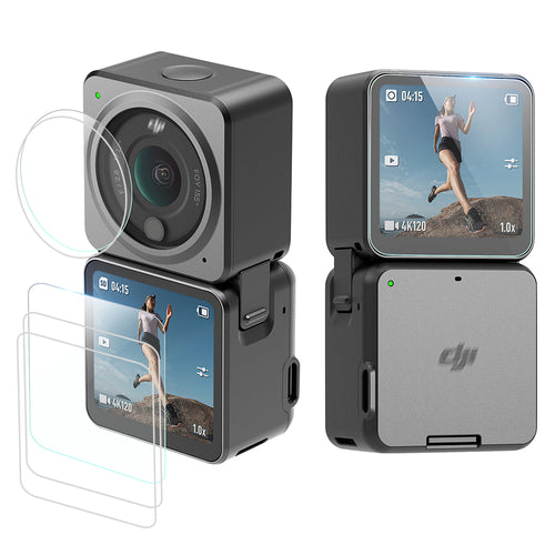 13477 tempered glass screen protector film startrc for dji action 2