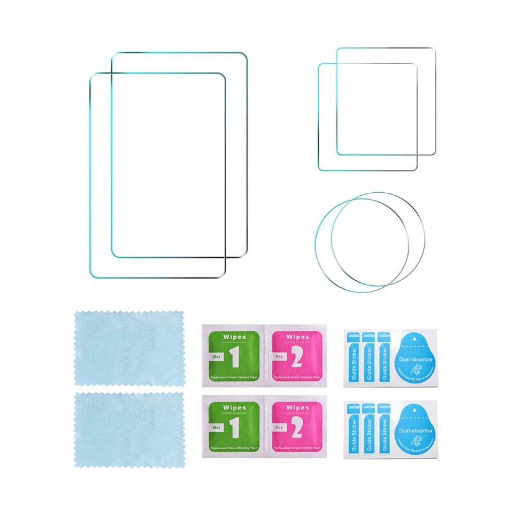 13480 4 tempered glass screen protector film startrc for dji action 3 2pcs pack