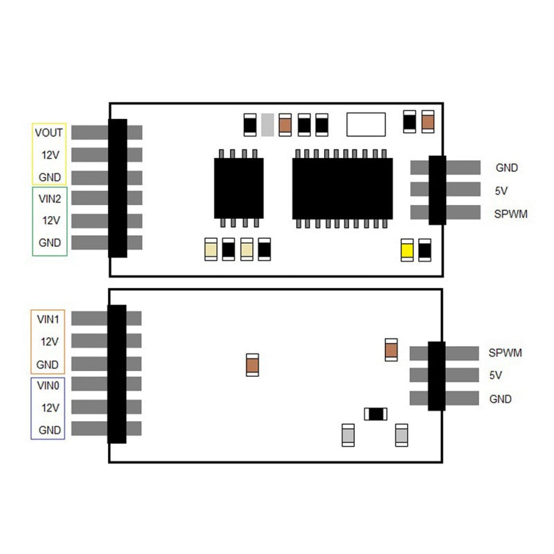 13752 2 3 channel 3 way video switcher foxeer