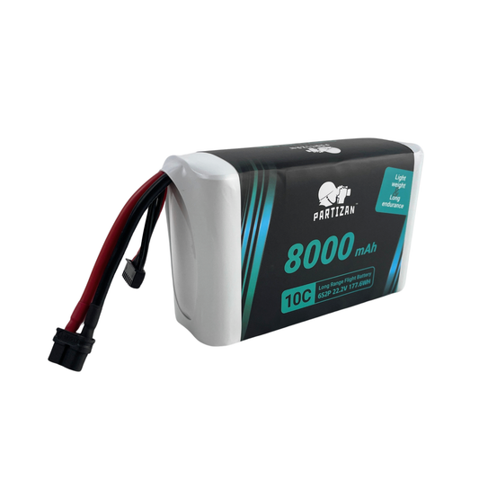 13797 battery partizan li ion 6s2p 22 2v 8000mah 10c xt60