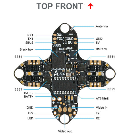 14016 3 aio fc betafpv f4 1s 5a spi frsky v2 0 light version