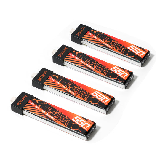 14085 1 battery betafpv lava lihv 1s 3 8v 550mah 75c 4pcs