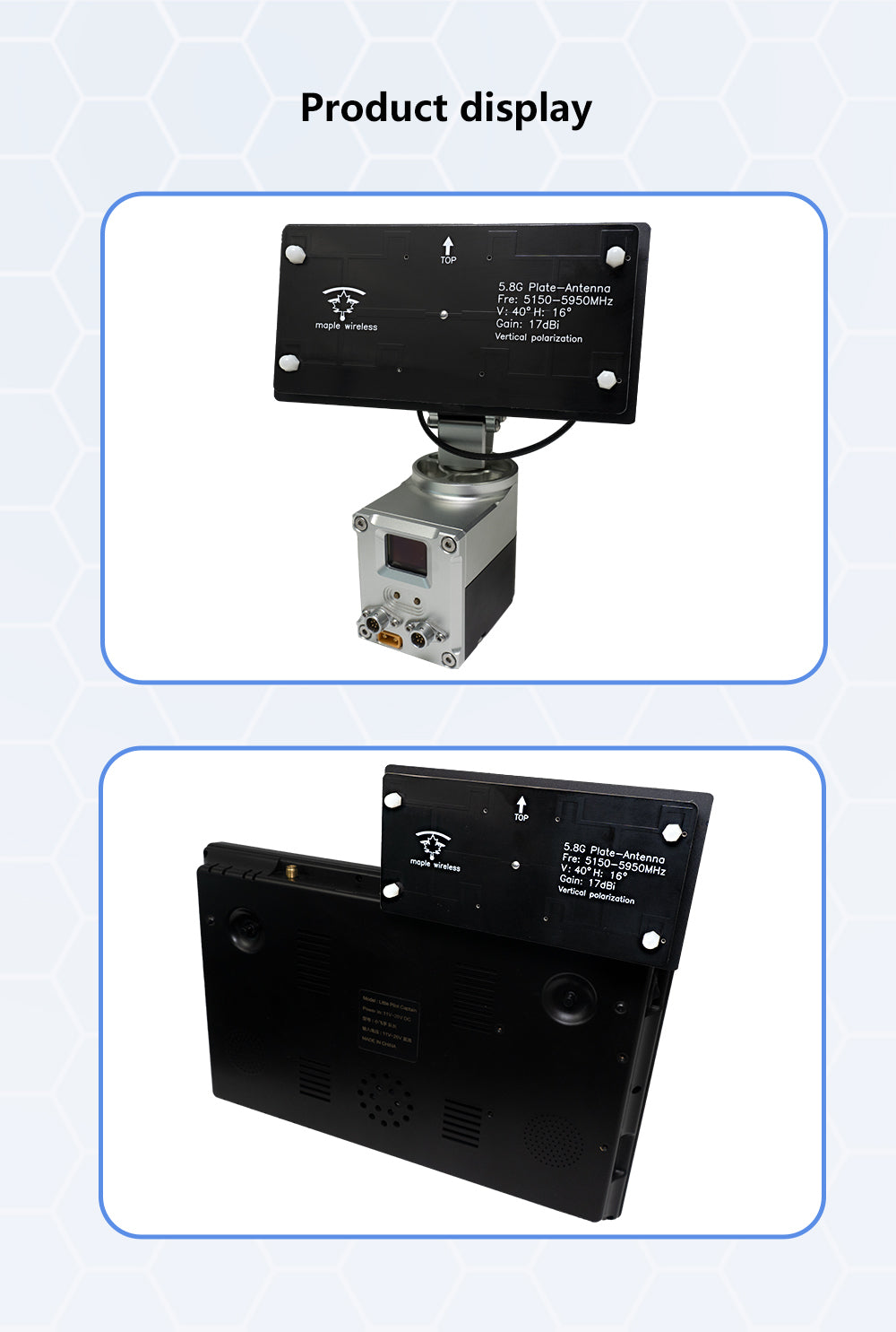 14418 6 antenna maple wireless 17db directional rp manual