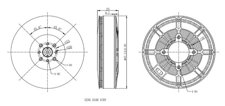 15117 5 motor iflight xing 8108 multi rotor