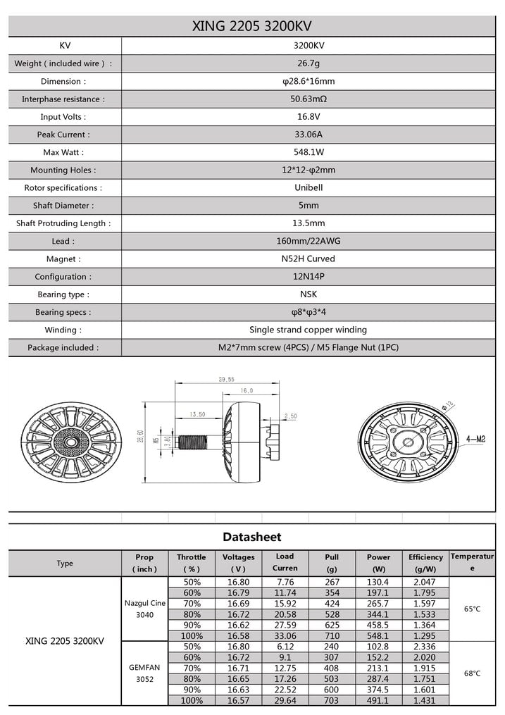 15126 5 motor iflight xing 2205 12 m2 3200kv