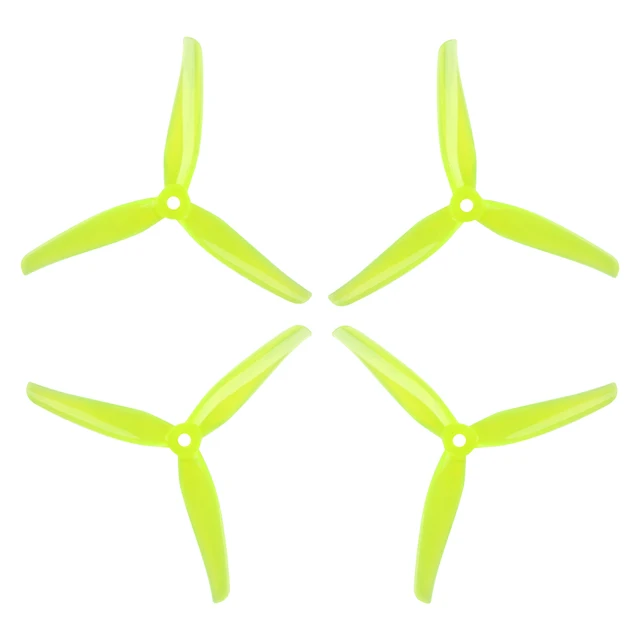 15543 3 propellers iflight nazgul f5 tri blades 2cw 2ccw yellow