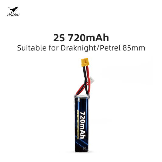 15678 battery hglrc lipo 2s 7 6v 720mah 100c