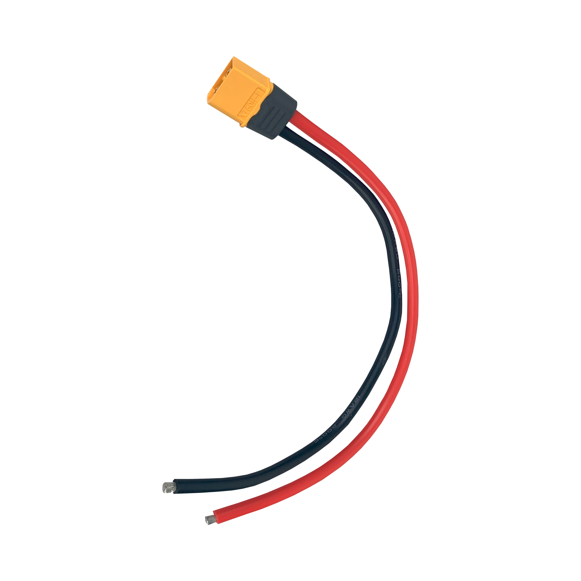 15753 connector flashhobby xt60 male with silicon wire 12awg