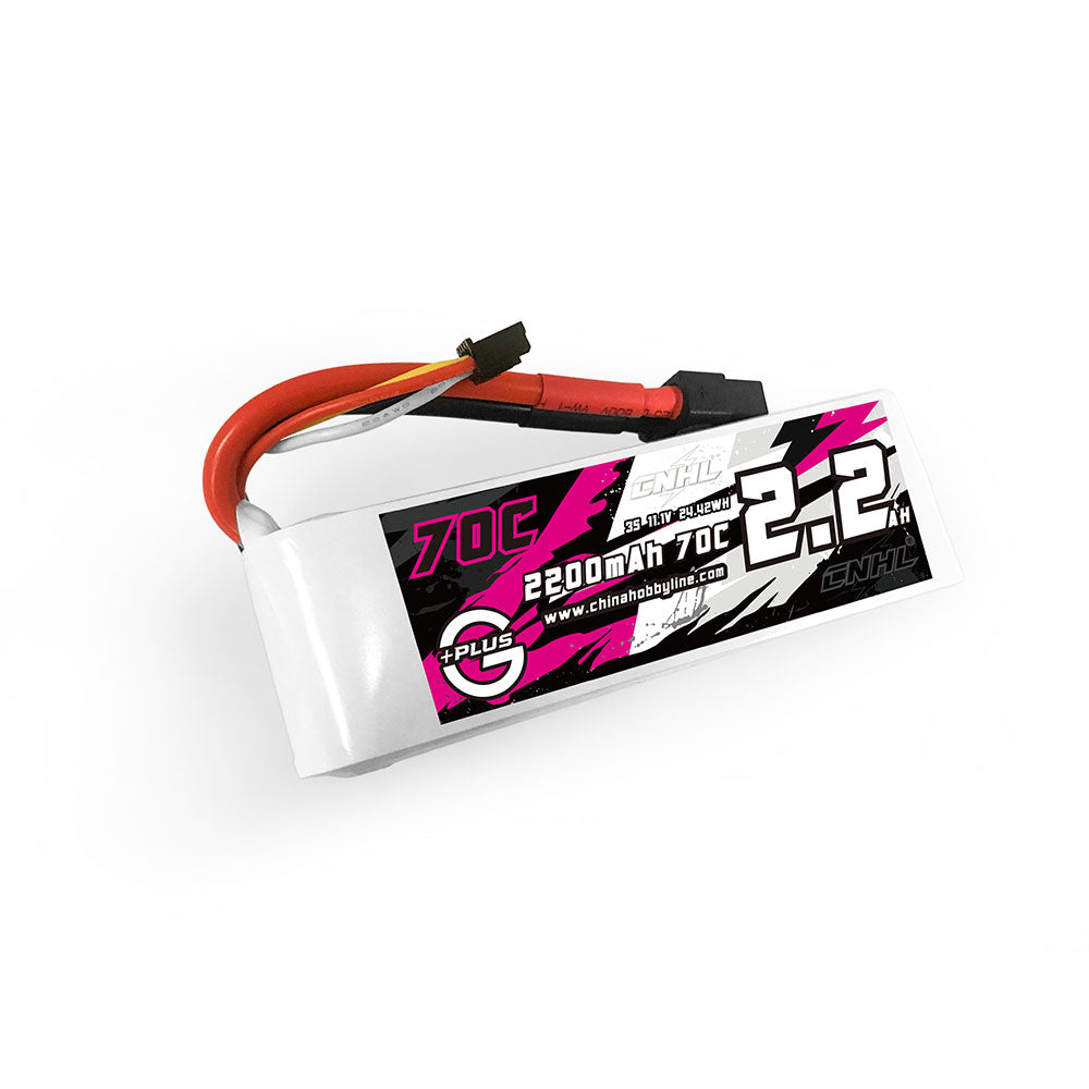 15876 battery cnhl g plus lipo 3s 11 1v 2200mah 70c xt60