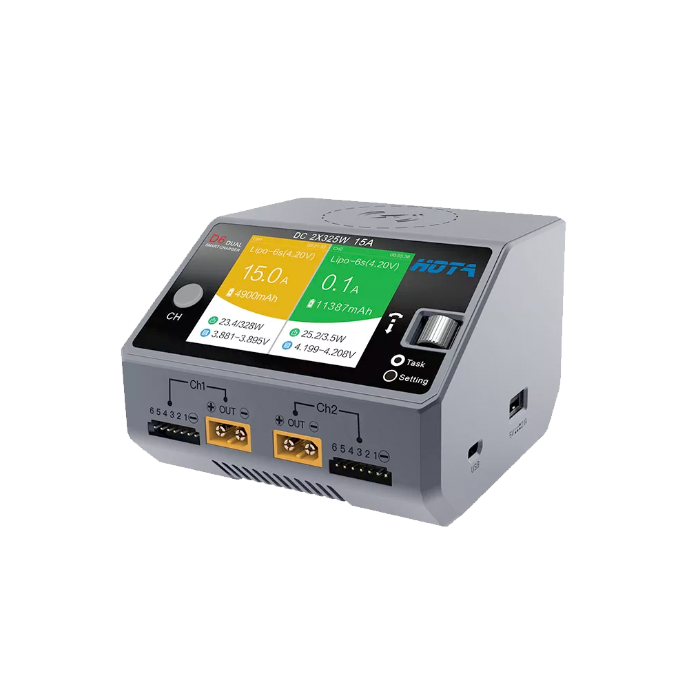 16182 1 charger hota d6 pro 325w 15a 1 6s dual ac dc
