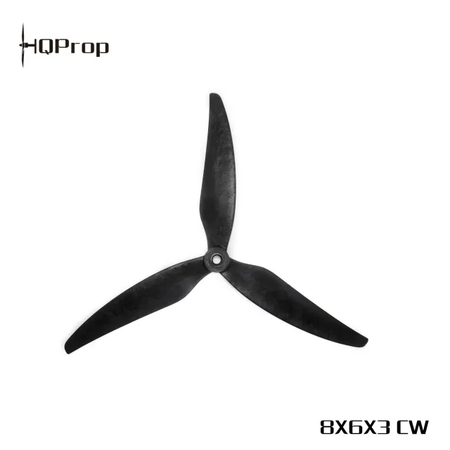 16437 1 propellers hqprop macroquad 8x6x3 black 1cw 1ccw