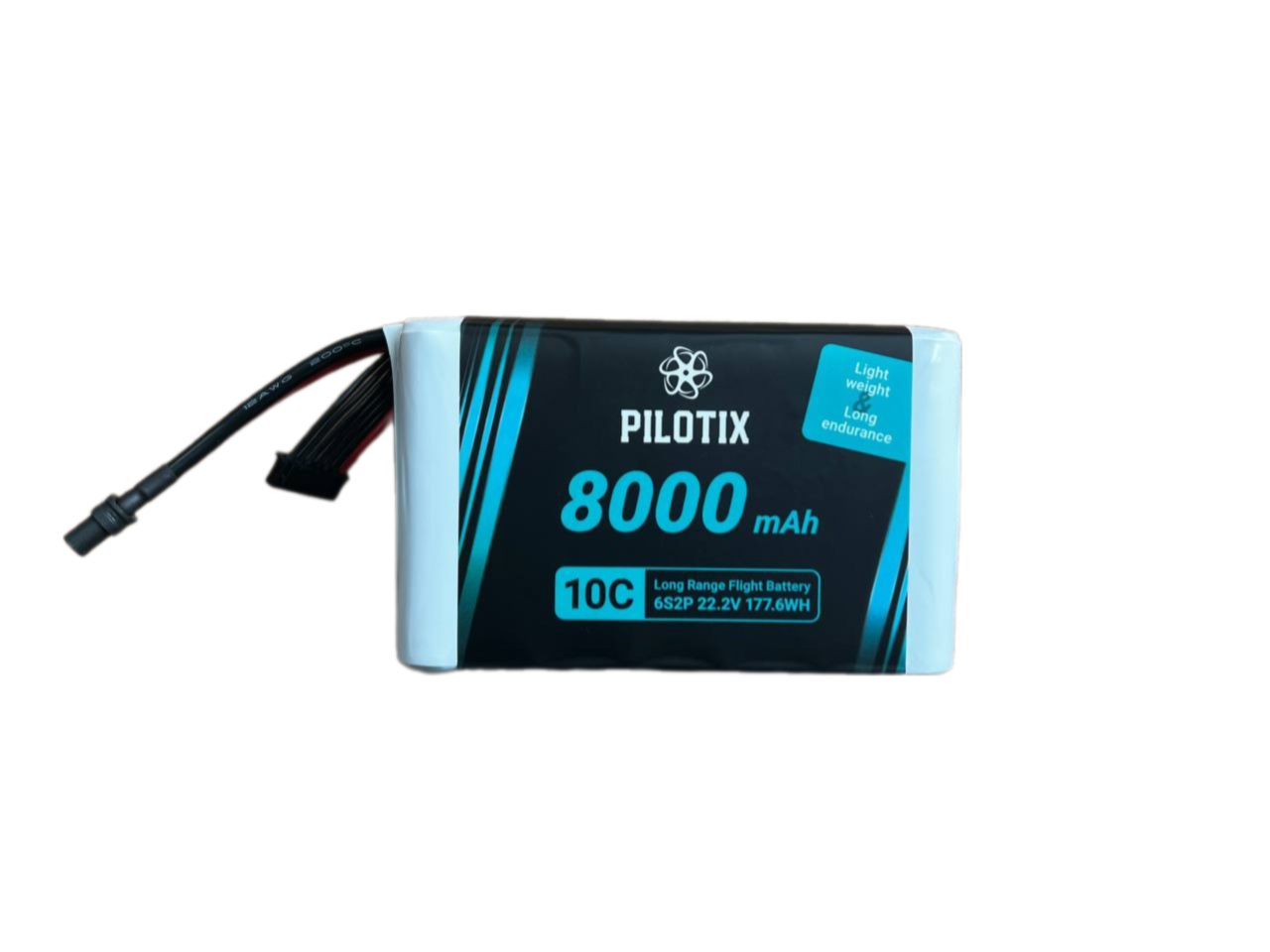 16476 battery pilotix li ion 6s2p 22 2v 8000mah 10c xt60