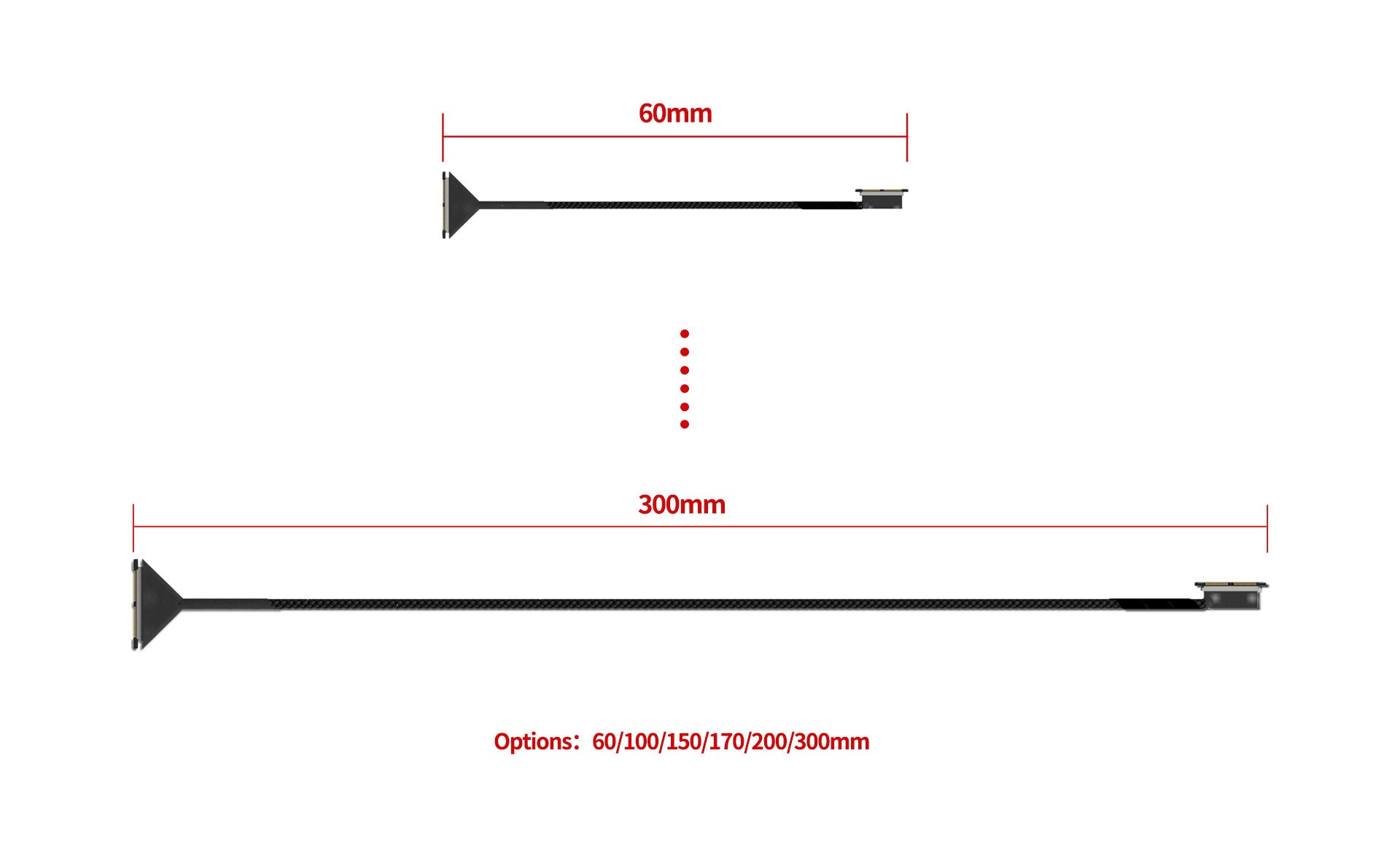165 4 coaxial cable runcam for dji o3 170mm