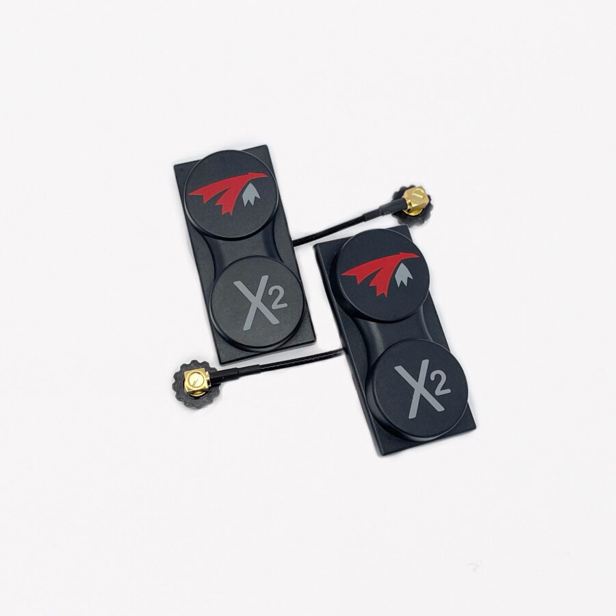 DJI FPV dronams skirta „TrueRC X2-AIR 5.8 MK II“ antena (pora) LHCP