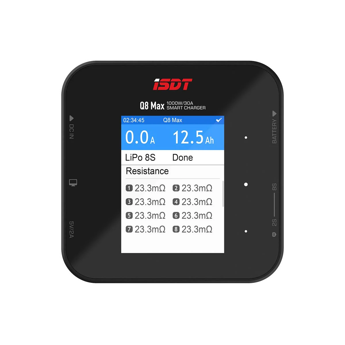 Įkroviklis ISDT Q8 MAX 1000W 30A 1-34V didelės galios akumuliatoriams