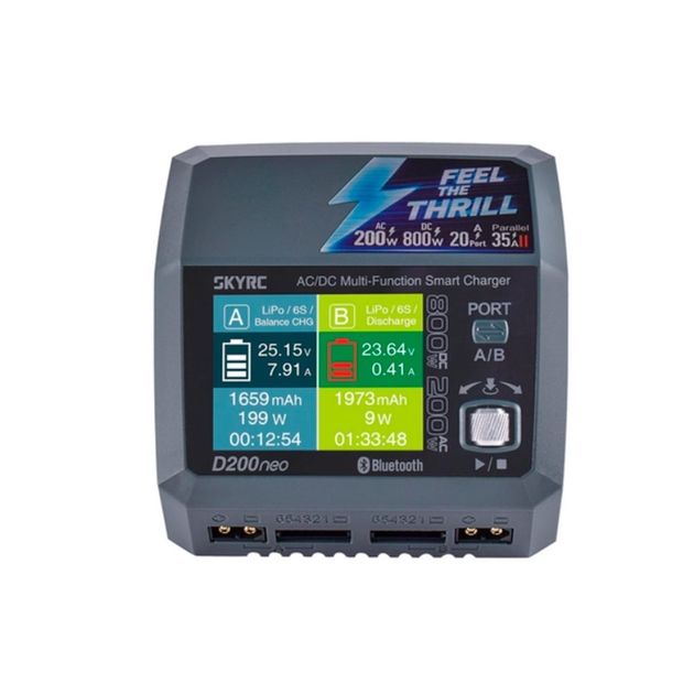 Įkroviklis SkyRC D200neo AC 2*100W DC 2*400W