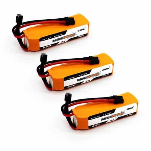3 Packs CNHL LiHV MiniStar 450mAh 15.2V 4S 70C Lipo Battery With XT30U 1