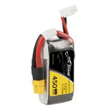 Akumuliatorius Tattu Lipo 2S 7.4V 450mAh 75C su XT30