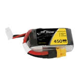 Akumuliatorius Tattu Lipo 2S 7.4V 450mAh 75C su XT30