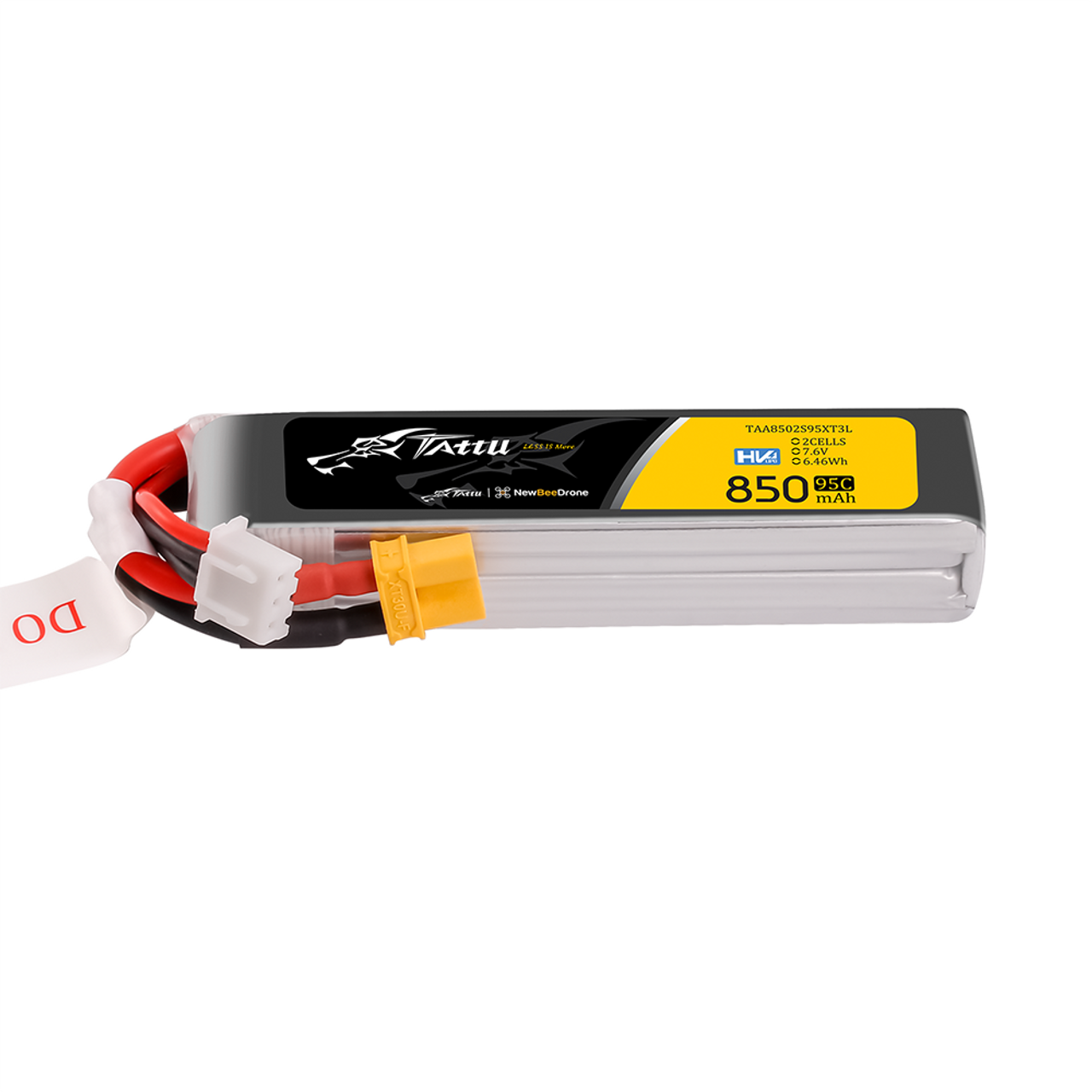 Akumuliatorius Tattu LiPo 2S 7.6V 850mAh 95C XT30 Long Pack