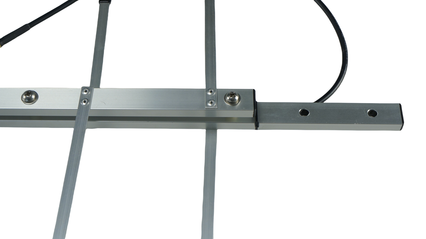 Tolimojo nuotolio klevo antena su belaidžiu logaritminiu periodiniu SMA-MALE (470–1020 MHz)