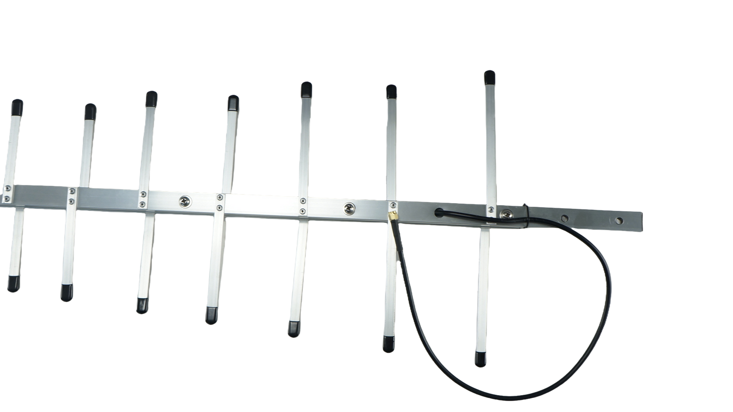 Tolimojo nuotolio klevo antena su belaidžiu logaritminiu periodiniu SMA-MALE (470–1020 MHz)