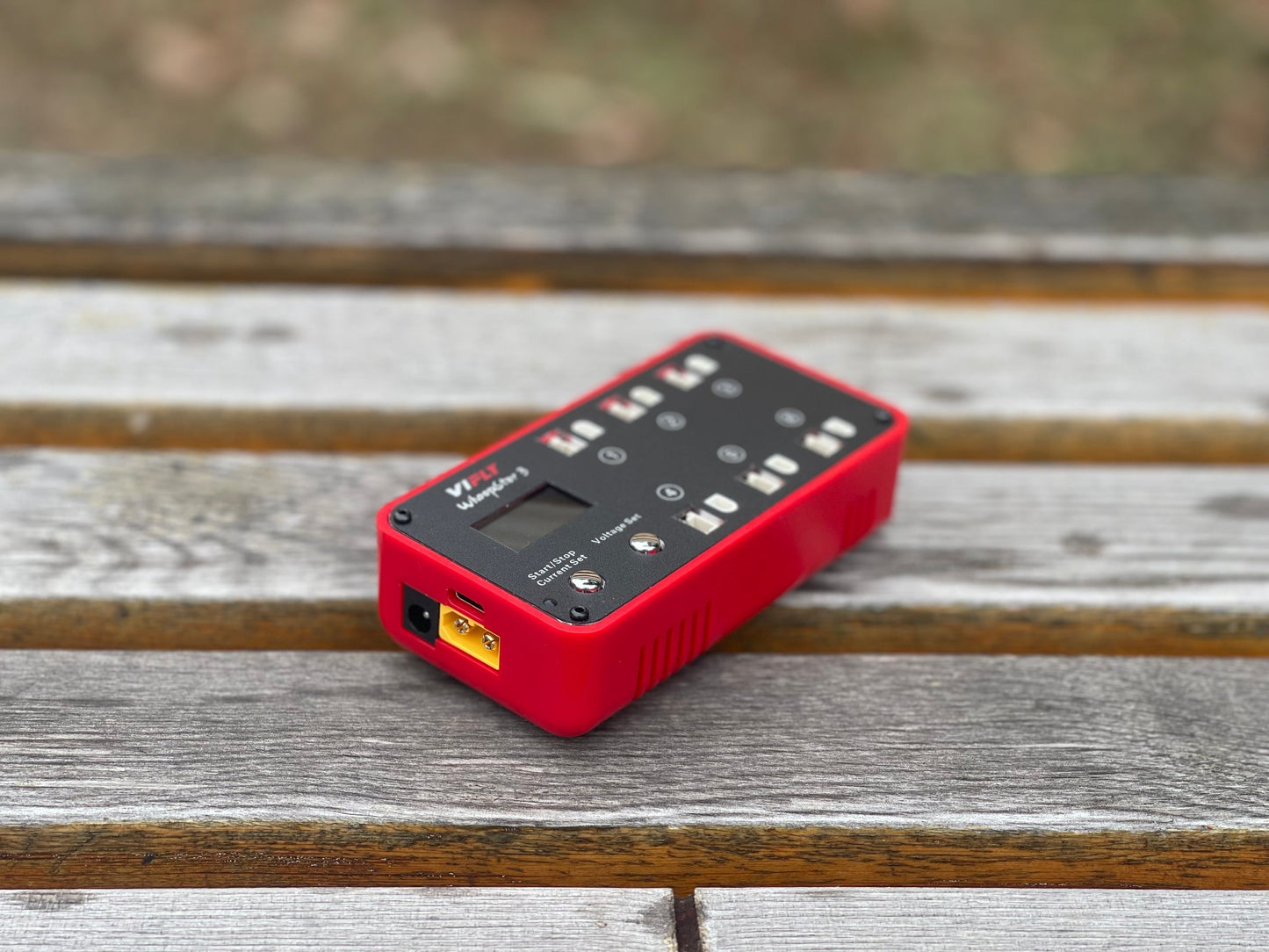 Įkroviklis VIFLY WhoopStor 3 raudonas