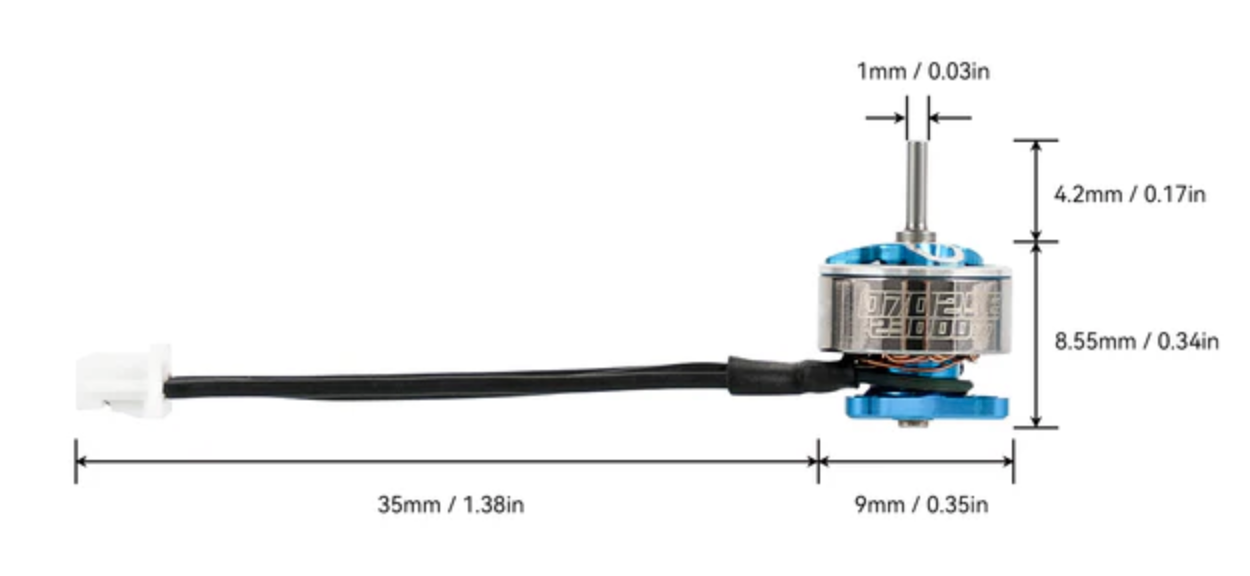 18533 4 motor betafpv 0702se 23000kv 4pcs