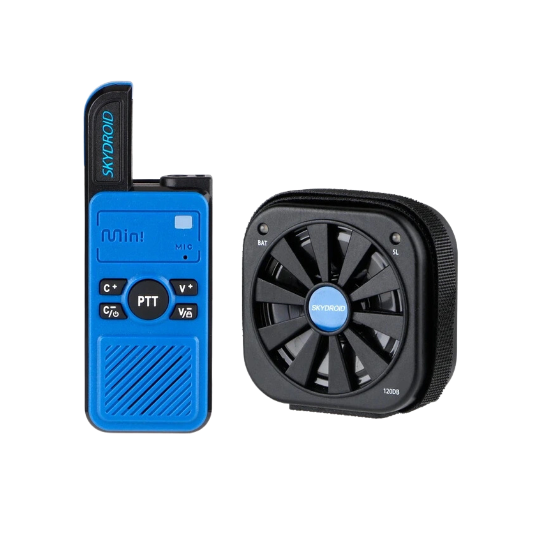 Belaidis megafonas „SkyDroid LS-01“ – universalus dronų garsiakalbis