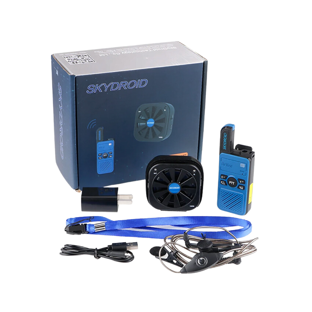 Belaidis megafonas „SkyDroid LS-01“ – universalus dronų garsiakalbis