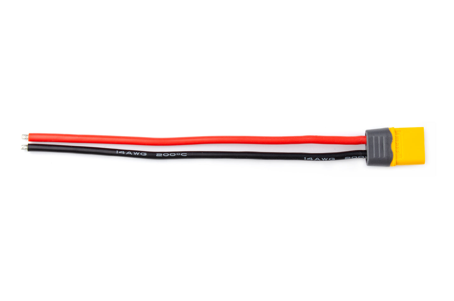 Jungtis Amass XT60 su silikoniniu laidu 14AWG 15cm