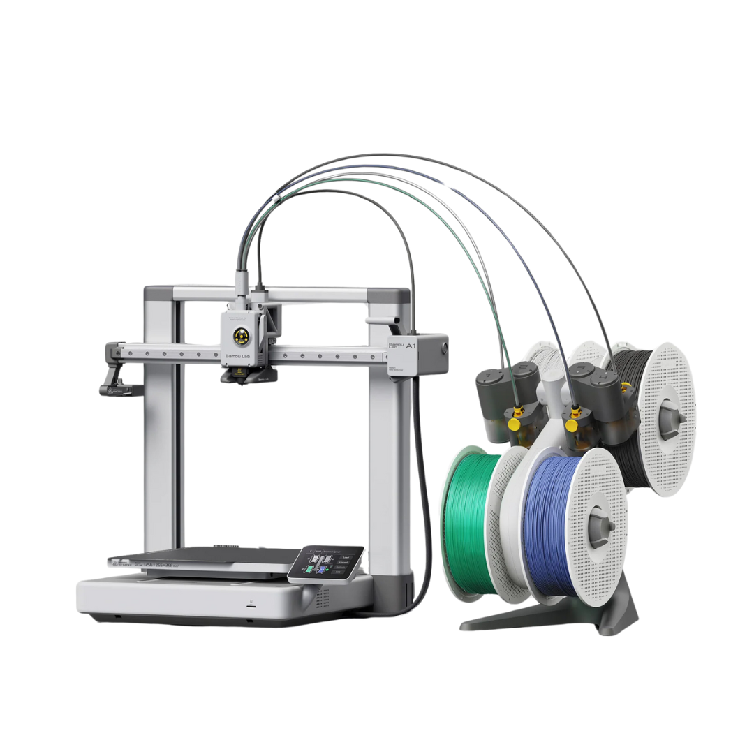 13660 3 bambu lab a1 combo lite 3d printer with ams