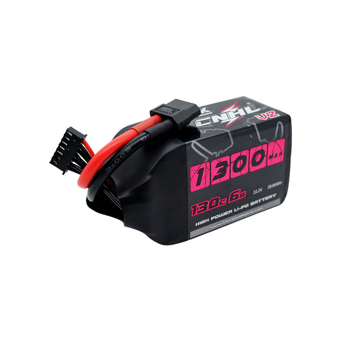 CNHL juodos serijos LiPo 6S 1300mAh 130C XT60 V2 akumuliatorius