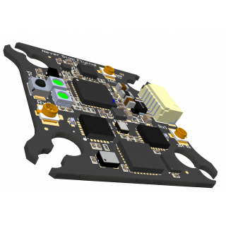 „ImmersionRC Ghost Hybrid V2 DUO“ 5,8 GHz vTx + 2,4 GHz Rx „viskas viename“ modulis