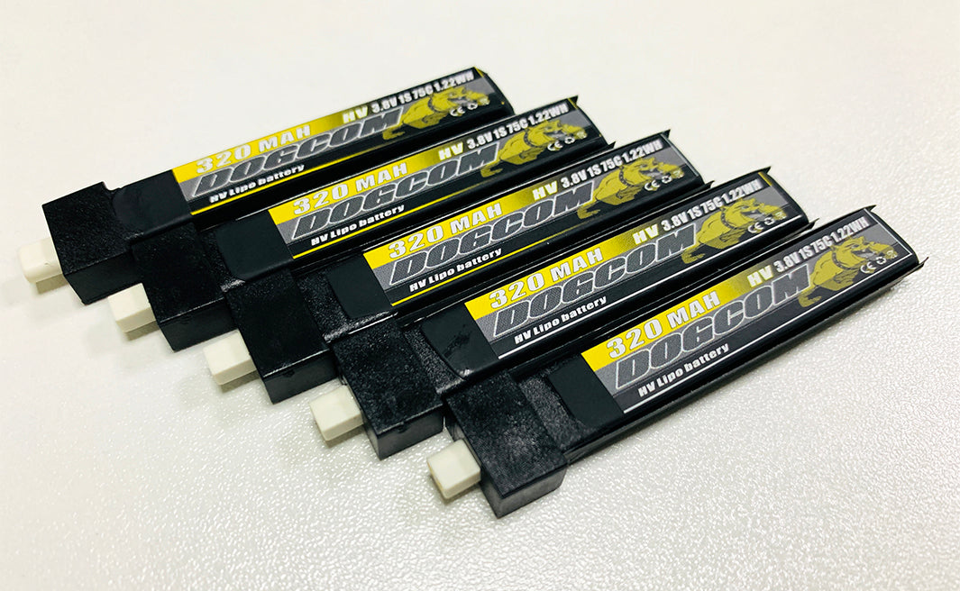 Baterija DOGCOM 320 mAh 1S 3,8 V HV 75C BT2.0
